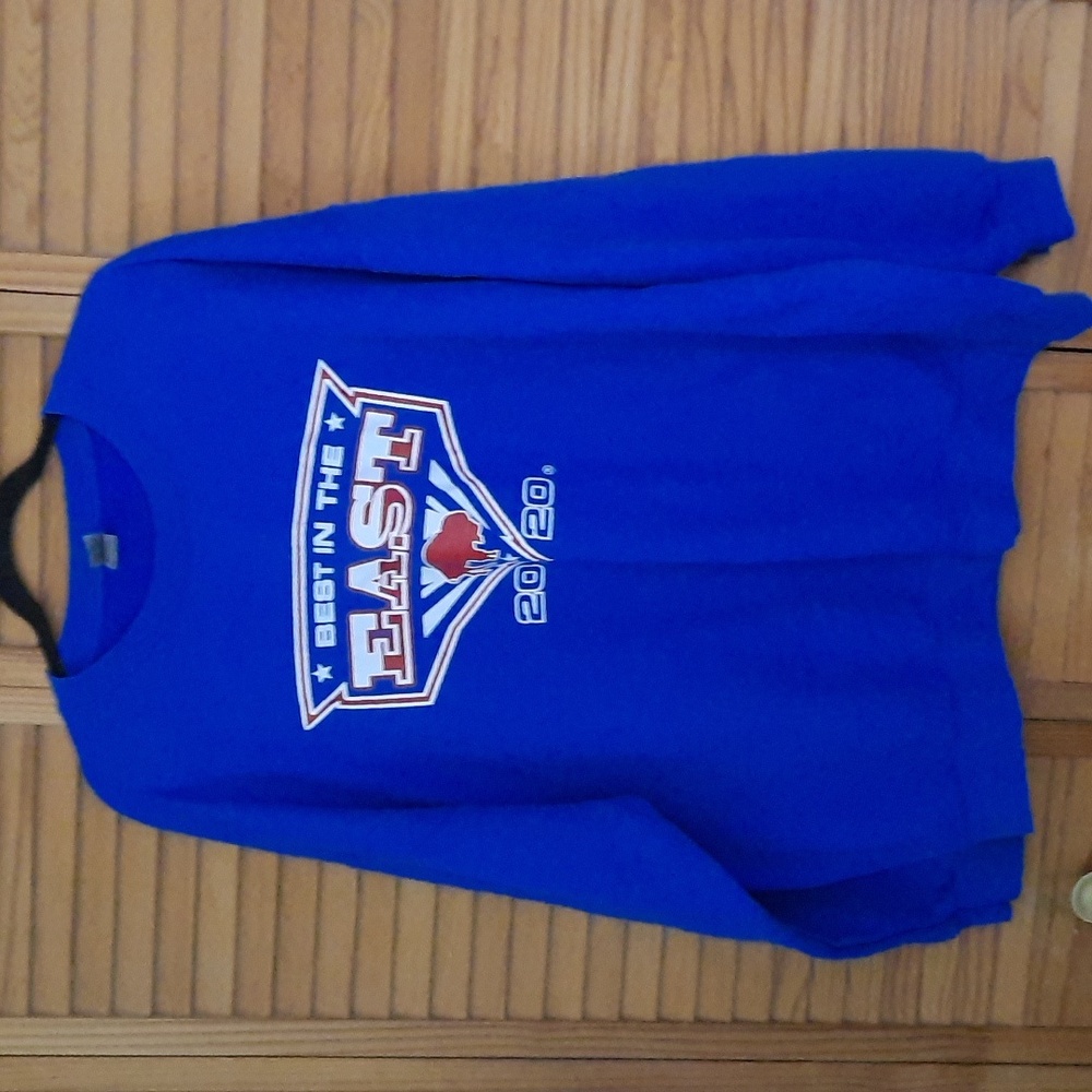 Gildan Blue Red White Heavy Cotton Blend Best  In The East Sweatshirt Size 2XL